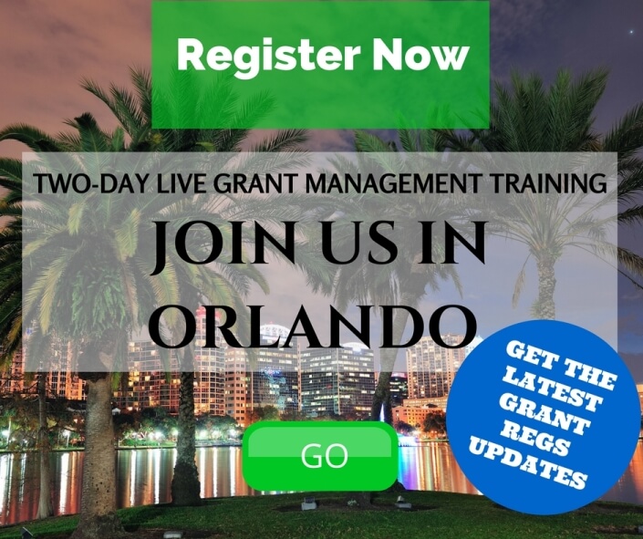 Grant Management Training Seminar in Orlando